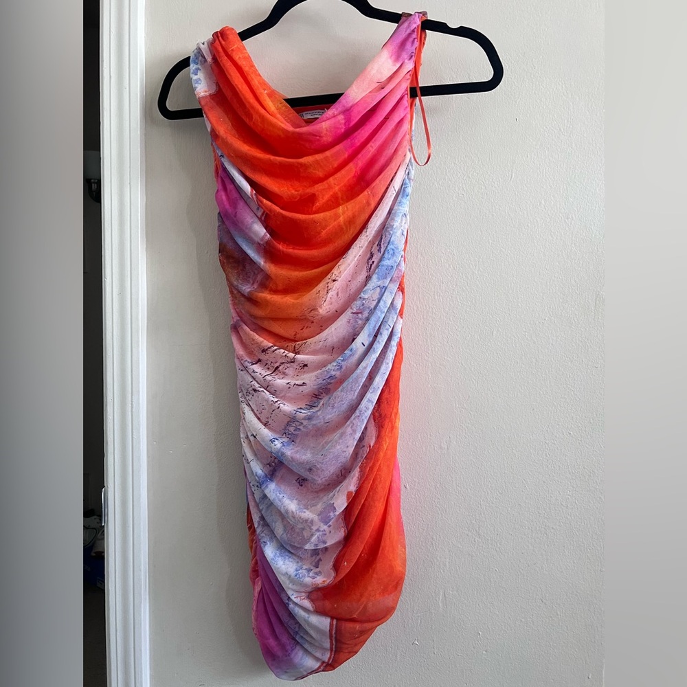 Zara Ruched Dress Size Medium